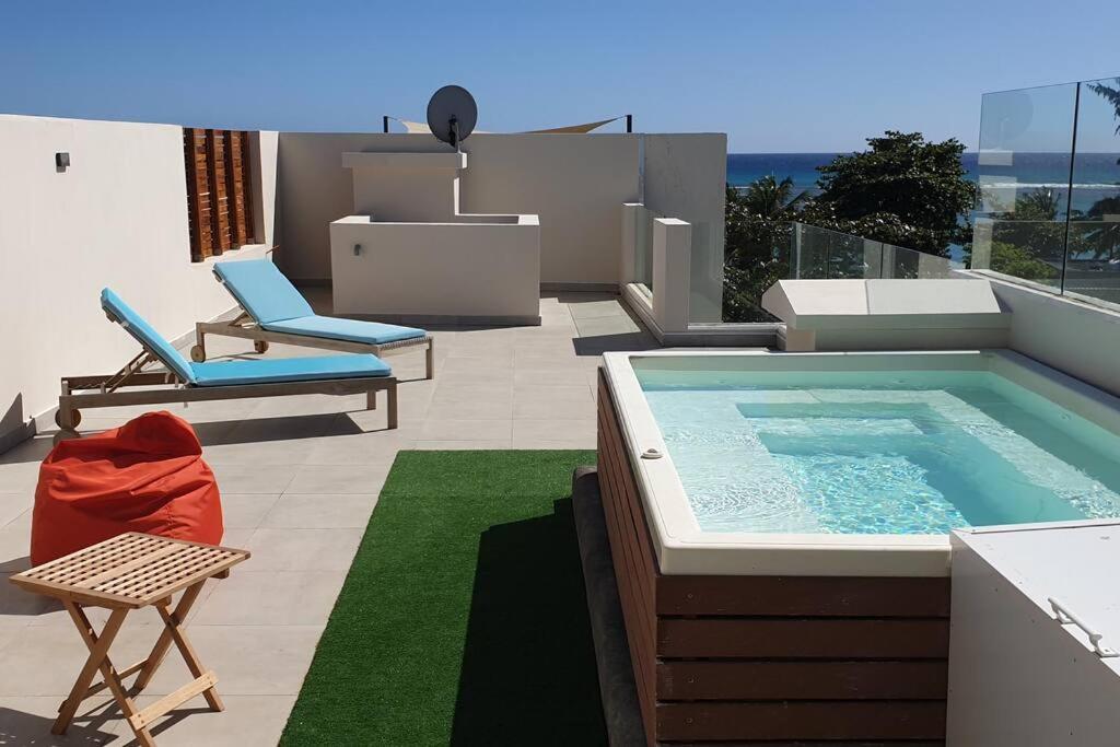Penthouse Vue Sur Mer 200M2 Pereybere Beach Exterior foto